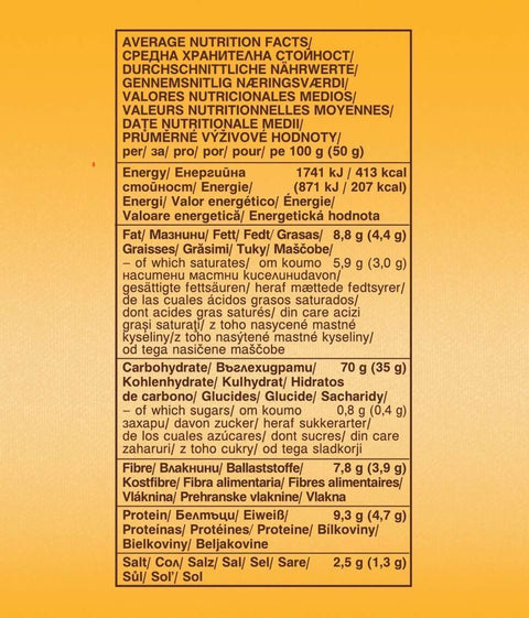 Organické kurkumové ovesné tyčinky