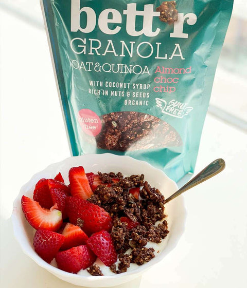 BIO granola s mandlemi a čokoládou