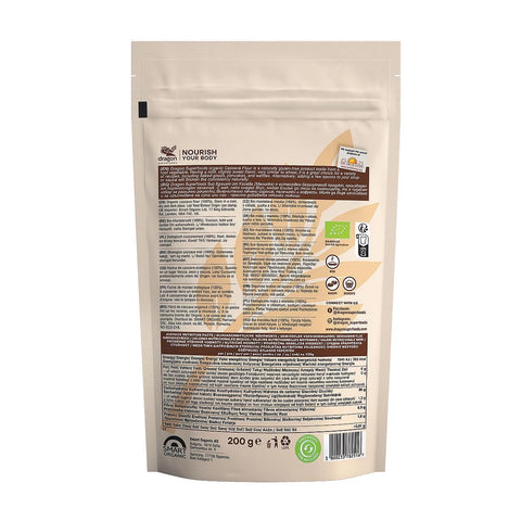 Organic Cassava Flour, 200g, Dragon Superfoods