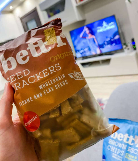 Celozrnné bio krekry se semínky