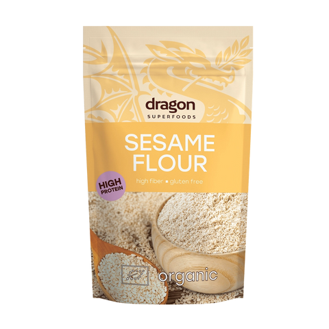 Organic Sesame Seed Flour, 200g, Dragon Superfoods
