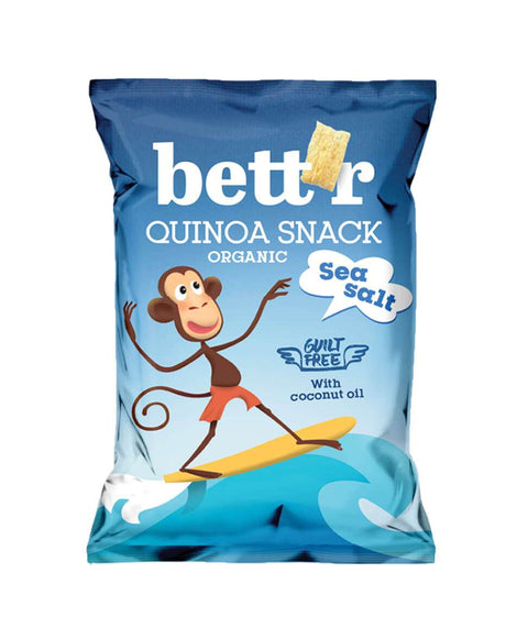 Bio Quinoa Snacks Mořská sůl