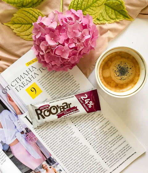 Bio Proteinová tyčinka Cherry & Choco Drops