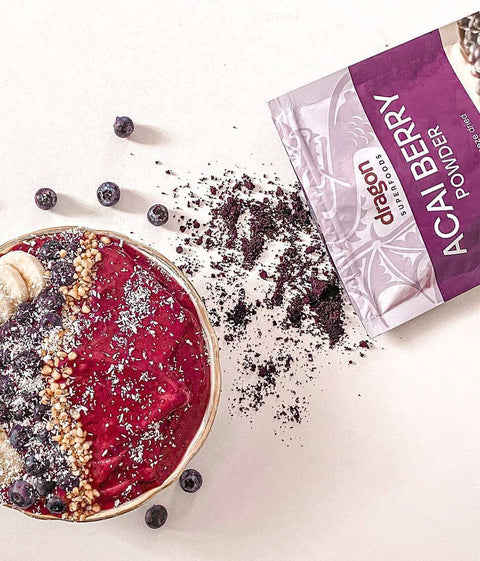 Organický prášek z Acai Berry