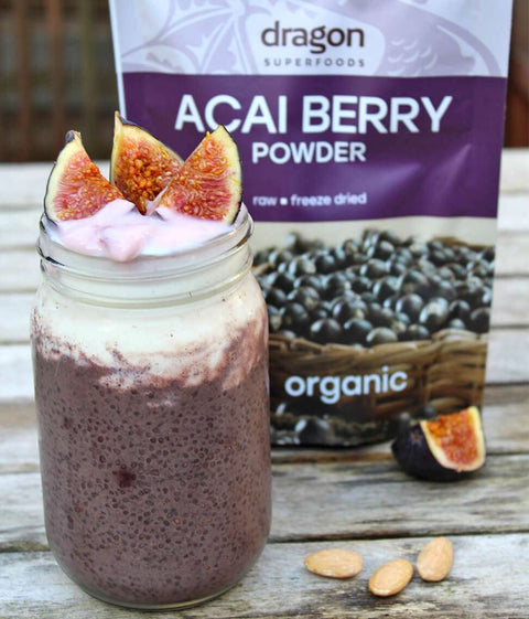 Organický prášek z Acai Berry