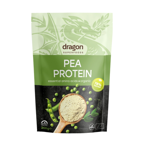 Organický hráškový protein, 200 g, Dragon Superfoods