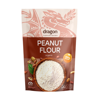 Bio arašídová mouka, 200 g, Dragon Superfoods