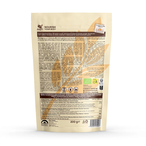 Organický proteinový mix prášek, 200 g, Dragon Superfoods