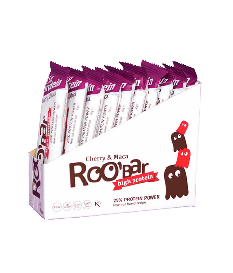 Organický protein Cherry maca tyčinka