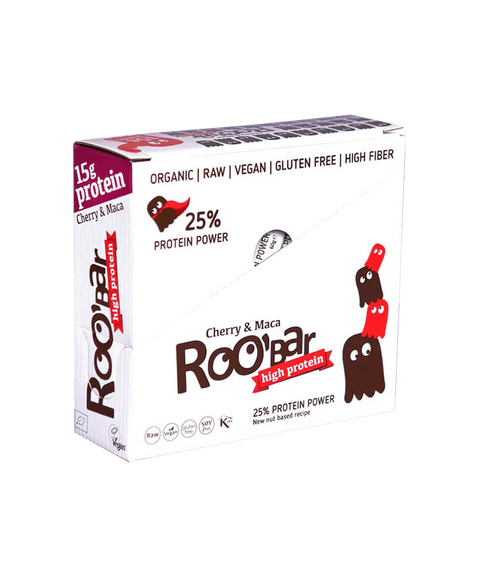 Organický protein Cherry maca tyčinka