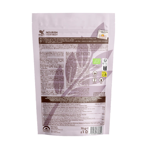 Organický prášek z Acai Berry