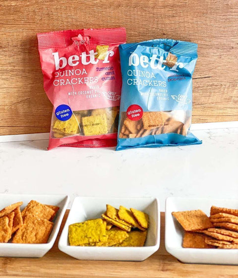 Bio Quinoa Crackers Uzená červená paprika