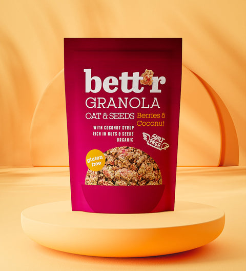 BIO Granola s lesním ovocem a kokosem