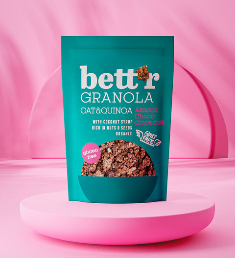 BIO granola s mandlemi a čokoládou