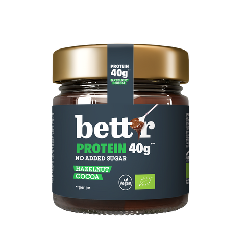 BIO Proteinová pomazánka Lískooříšková a Kakaová, bez přidaného cukru