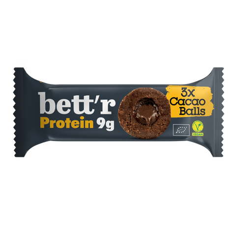 BIO Proteinové kuličky s kakaovou náplní