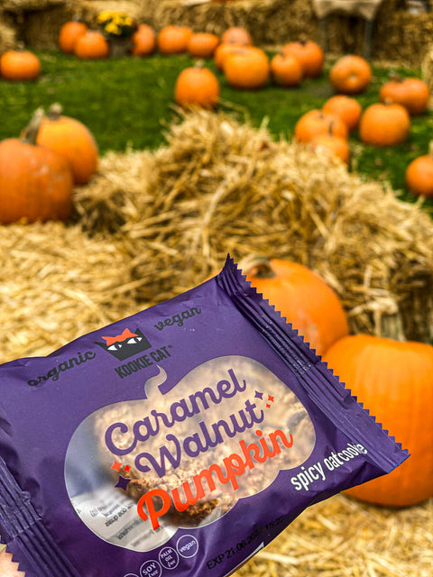 BIO podzimní cukroví s dýní a karamelizovanými vlašskými ořechy