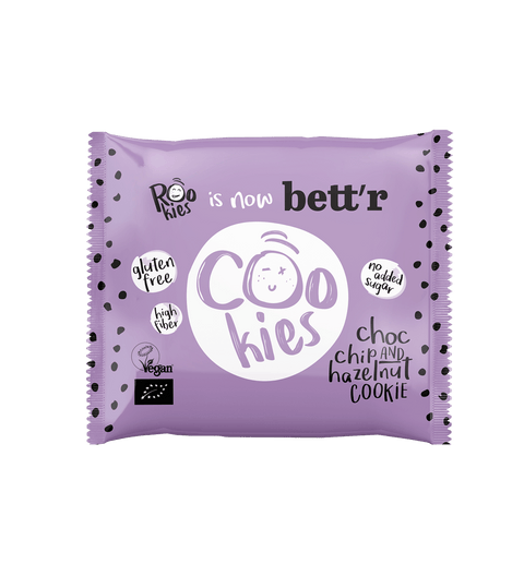 BIO Cookie Choc chips a lískový oříšek