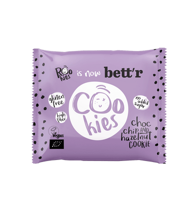 BIO Cookie Choc chips a lískový oříšek