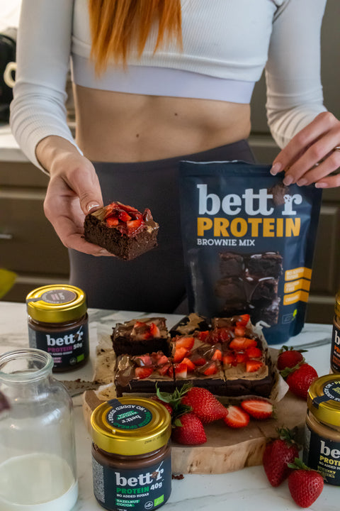 BIO Proteinová pomazánka Lískooříšková a Kakaová, bez přidaného cukru