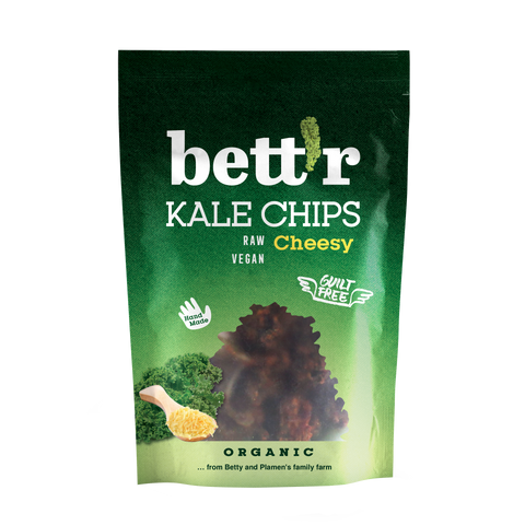 BIO kapustové chipsy se sýrem