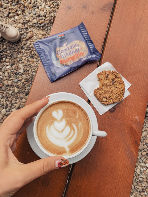 BIO podzimní cukroví s dýní a karamelizovanými vlašskými ořechy