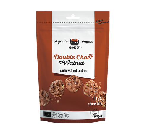 Sdílené Mini sušenky Double Choc Walnut Organic